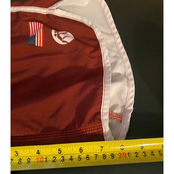 Wrestling Mart USA Board Shorts Mens XS 7" Beach Swim Trunks Flag - Picture 6 of 6